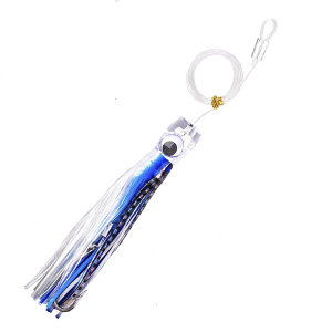 Приманка для троллинга Tuna Soft Bait 1шт. 23см 108гр (black-white-blue)
