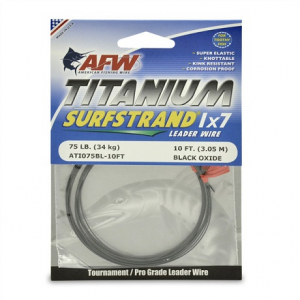 Поводковый материал AFW Titanium Surfstrand 1x7 (20lb)